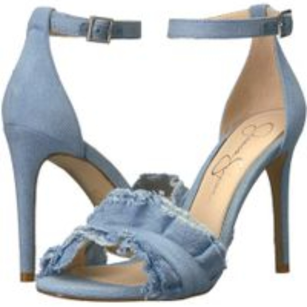 Jessica Simpson Silea Sandals, Vintage Blue - Picture 5 of 5